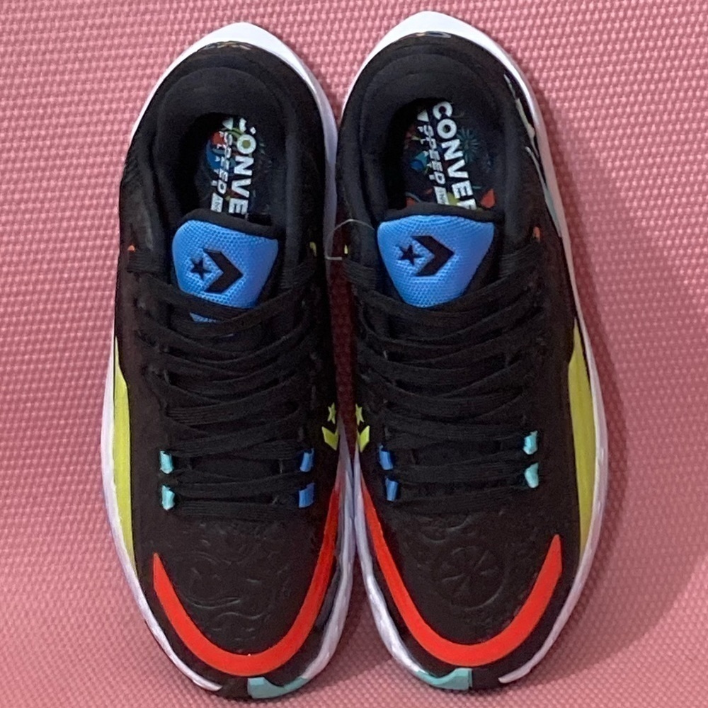 Converse All Star BB Jet Mid Peace Black Basketball Shoes - Mens 7.5 Womens 9 - Picture 8 of 11